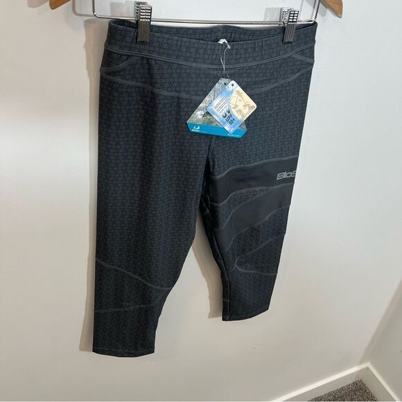 NWT BioSkin Running Capris in Charcoal Hex | Size M - Picture 5 of 11